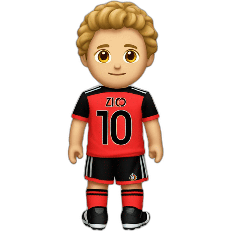 Flamengo number ten zico shirt backwards emoji