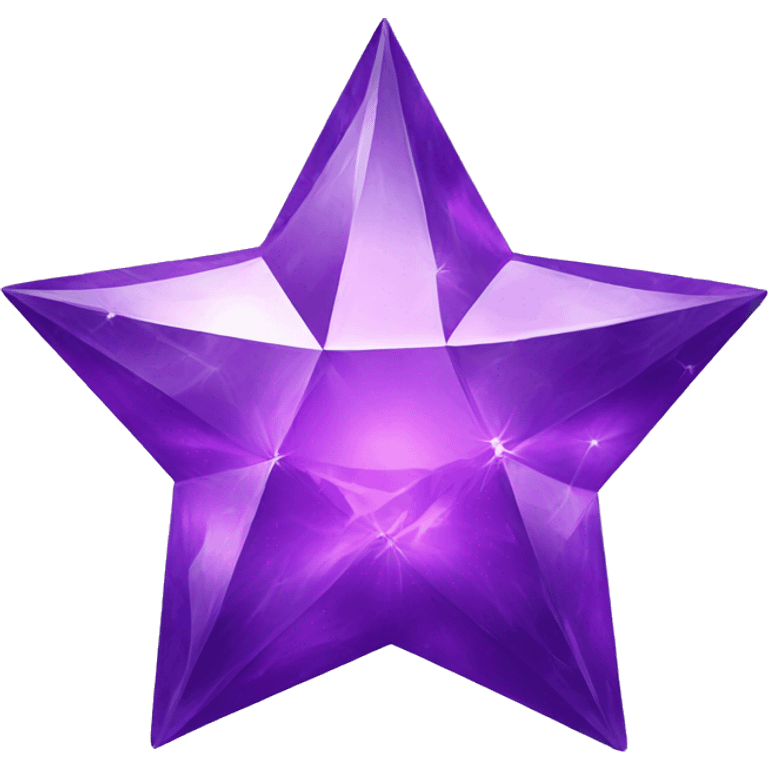 Purple Diamond star emoji