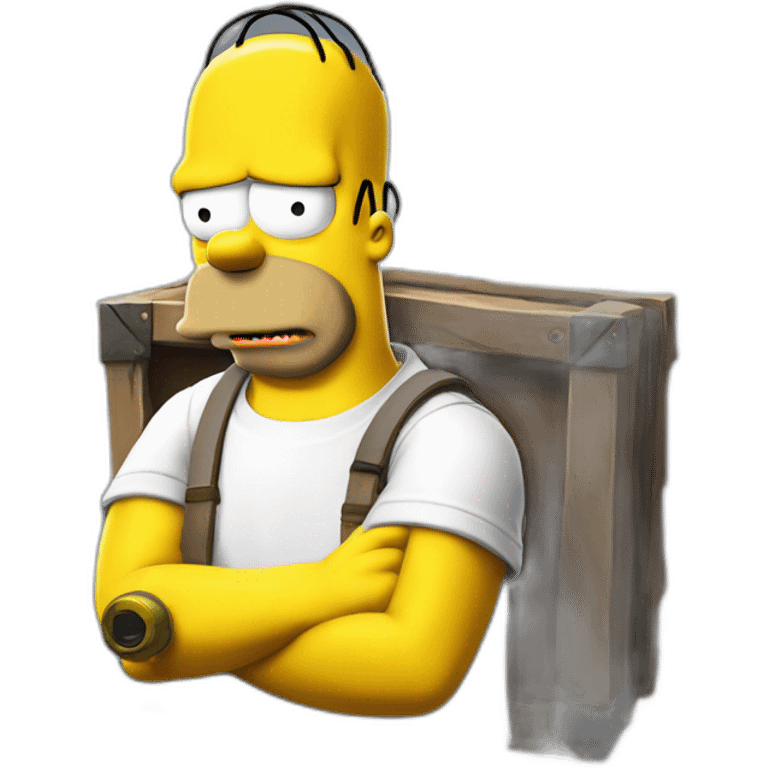 homer simpson sur fortnite  emoji