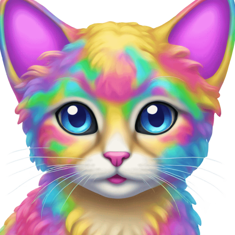 Lisa frank angel cat  emoji