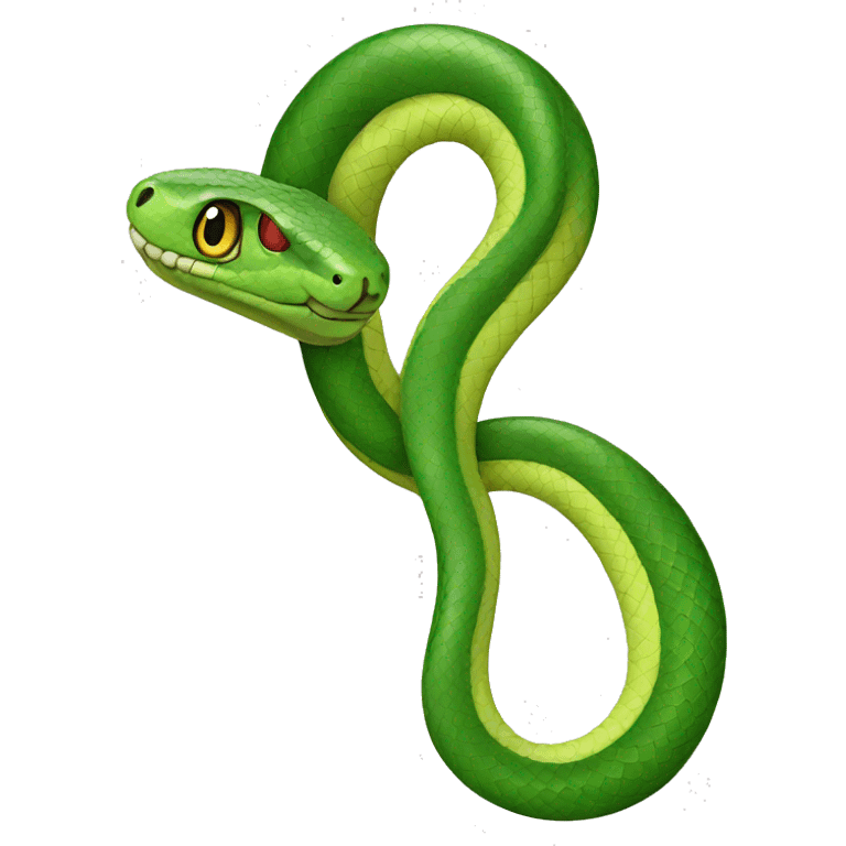 green snake emoji