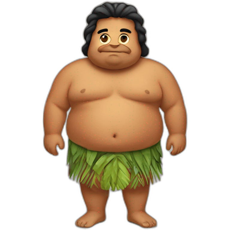 Fat Polynesian emoji