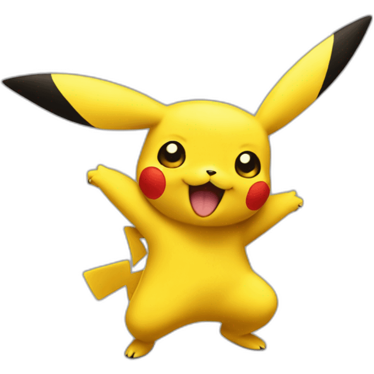 Pikachu dancing bachata emoji