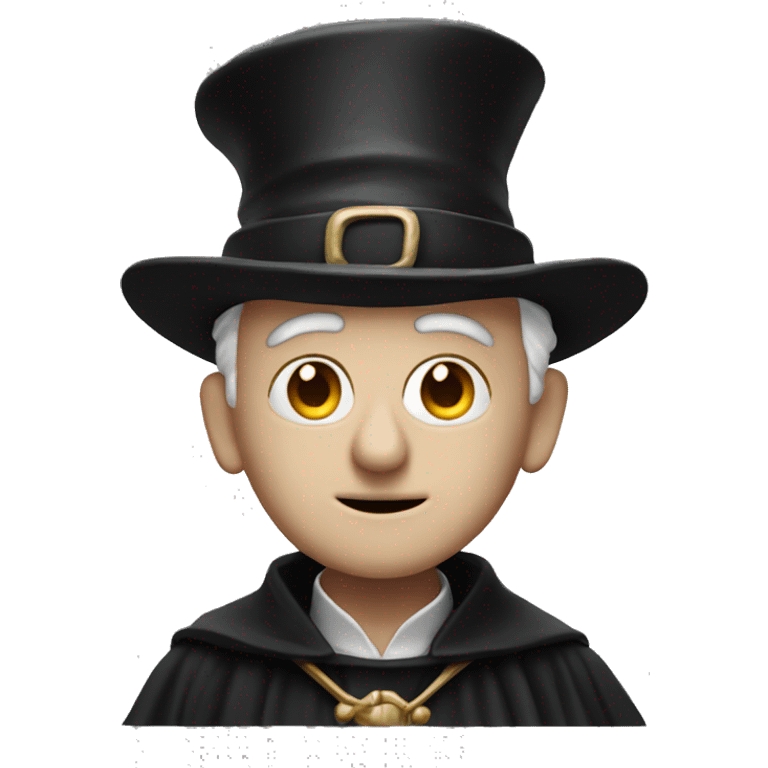 Charlie chaplain as a wizard emoji