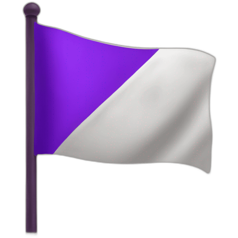 Purple flag emoji