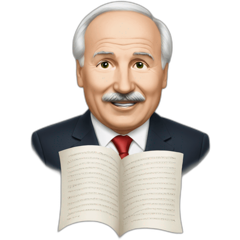 Lukashenko sing song emoji