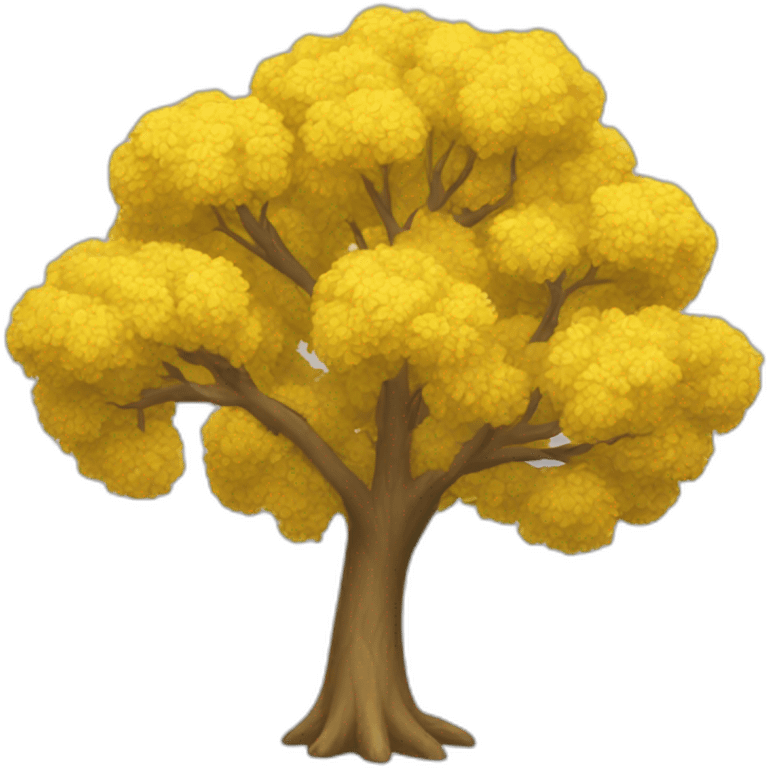 YEllow tree emoji