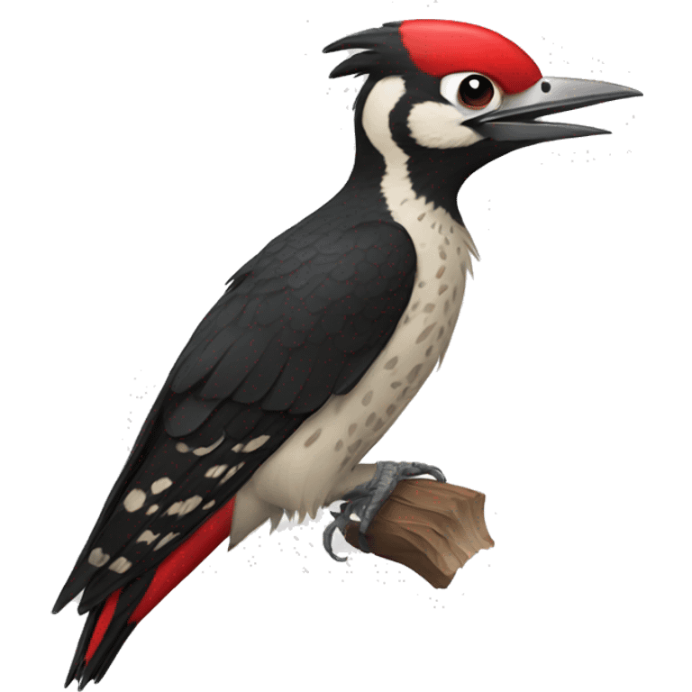 Mentally unstable woodpecker emoji