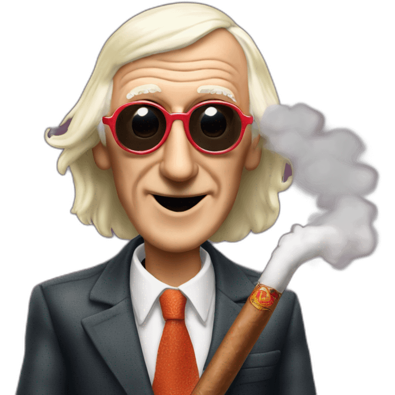 Sir Jimmy Savile's cigar emoji