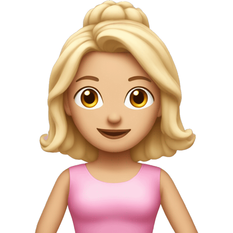 pink pilates princess emoji