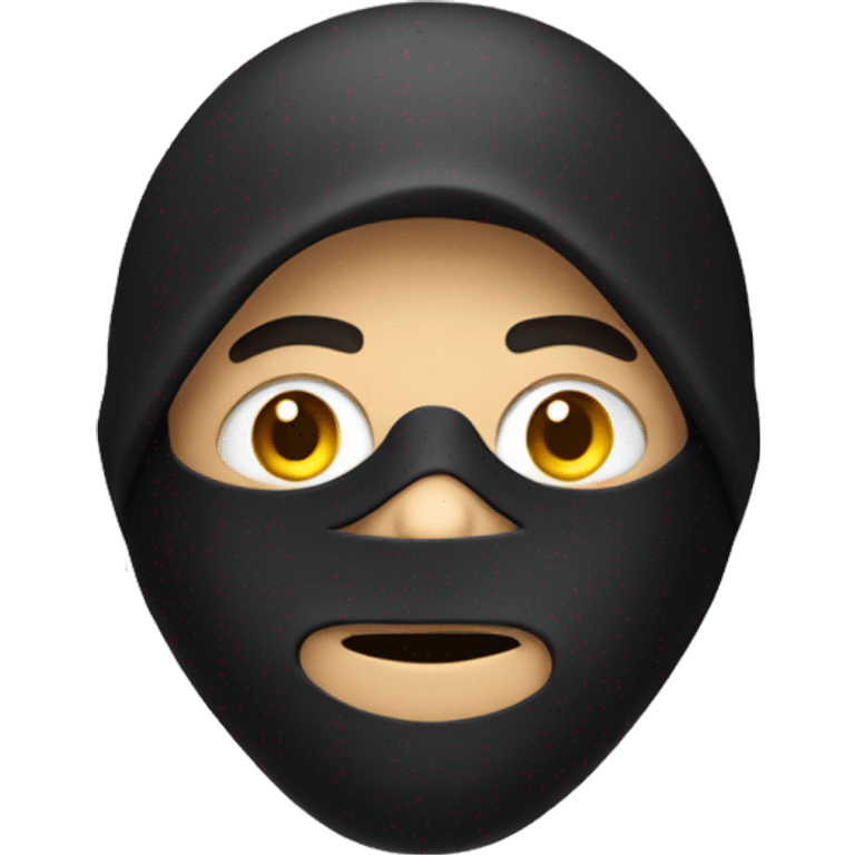 A thief emoji