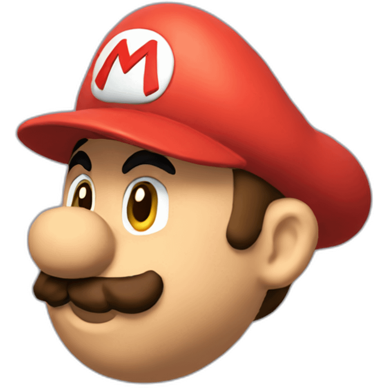 pregnant mario side view emoji