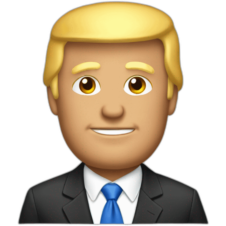 Bouée en forme de Trump emoji