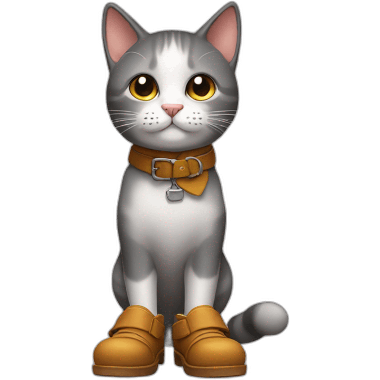 Gato con botas emoji