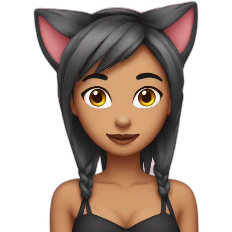 sexy cat ears emoji