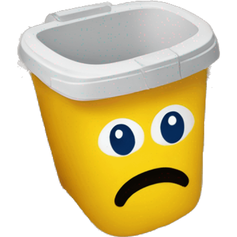 The university of Michigan logo in garbage  emoji