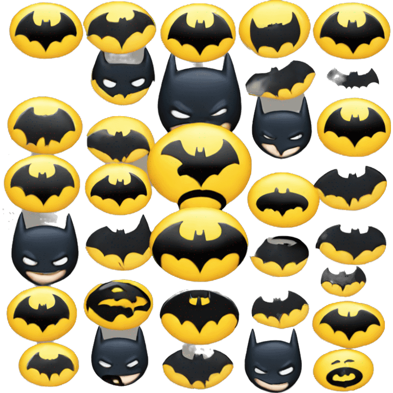 Batman logo emoji