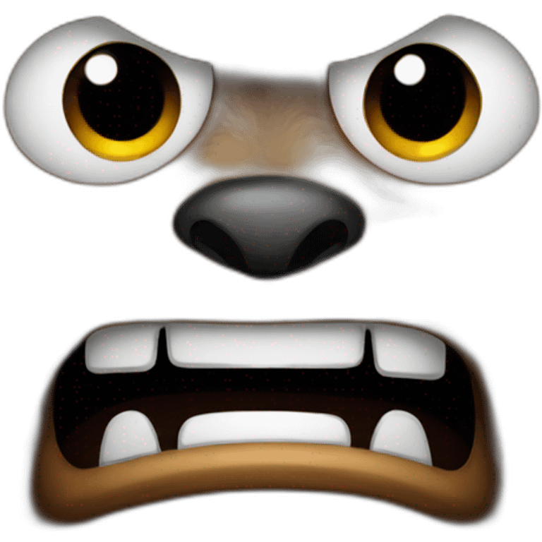 Angry chewbacca emoji