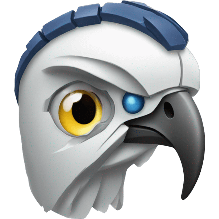 small usa robot eagle  emoji