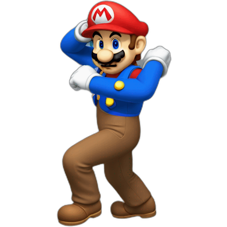 Mario qui dab emoji