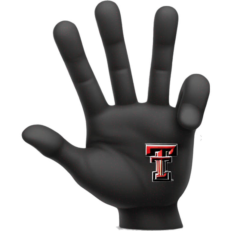 Texas Tech guns up hand sign emoji