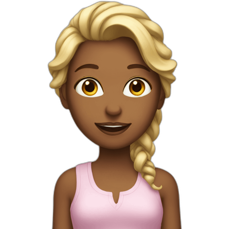 girl in reg singer emoji