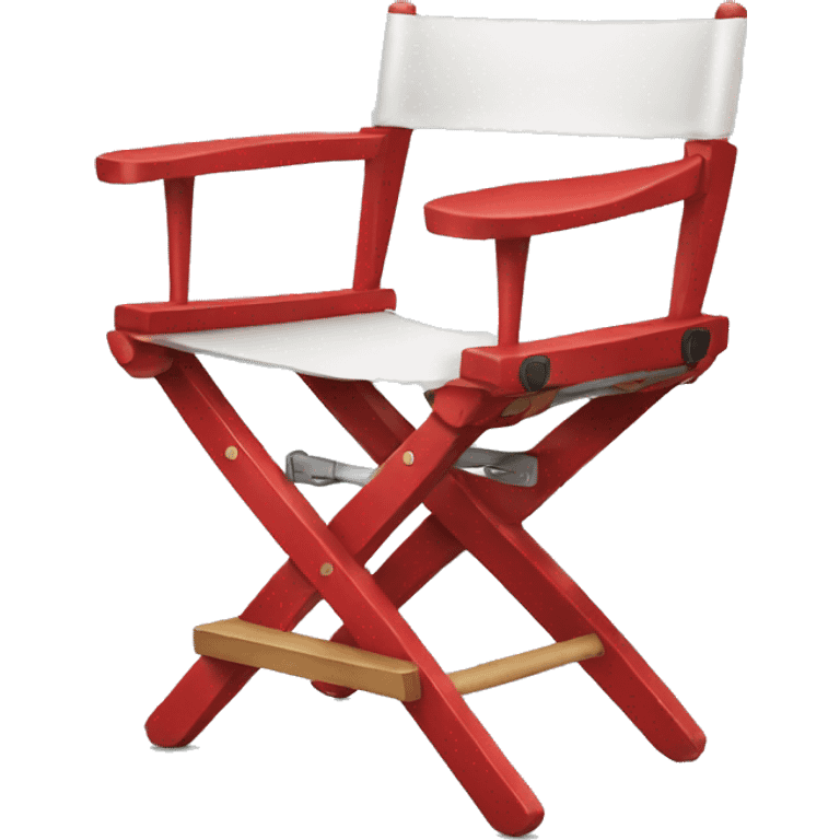 red director's chair emoji