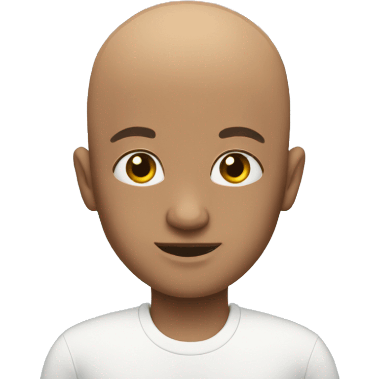 Bald  boy emoji