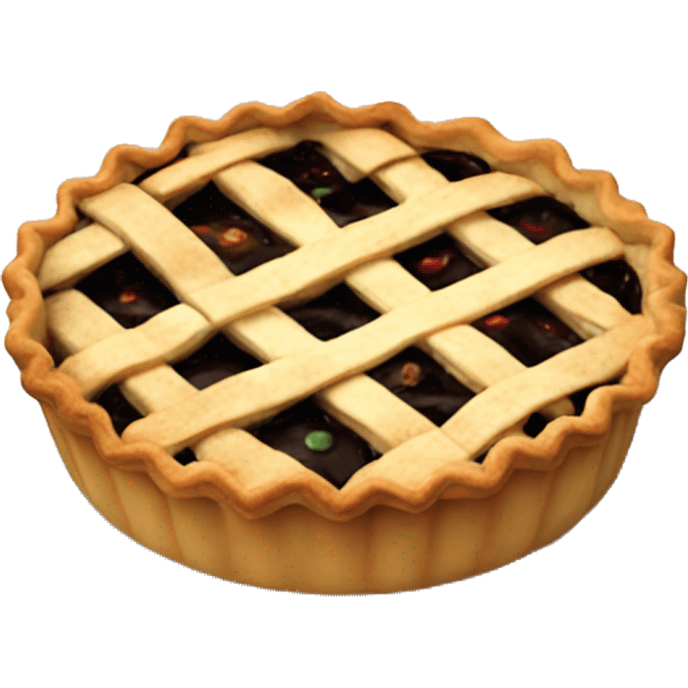 Christmas pie emoji