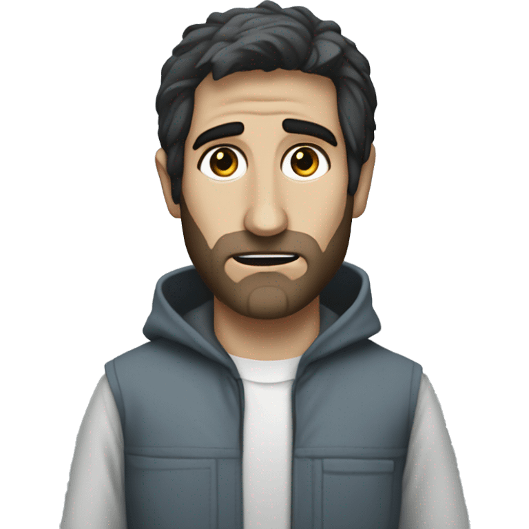 Jake Gyllenhaal as Donnie Darko in a Halloween costume emoji