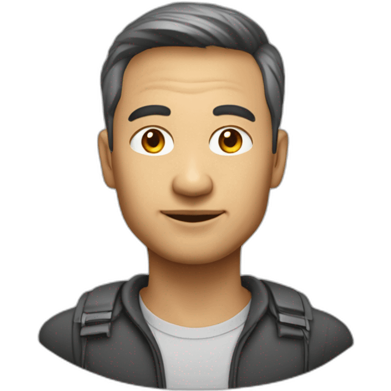 dutch/indonesian software engineer guy, around 40 years old but looks younger emoji