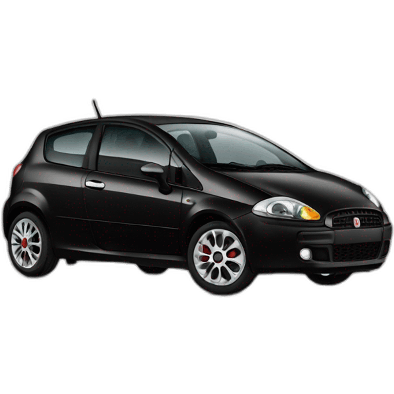 Fiat Grande punto nera emoji