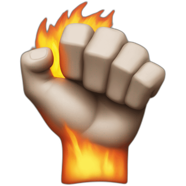 fire fist emoji