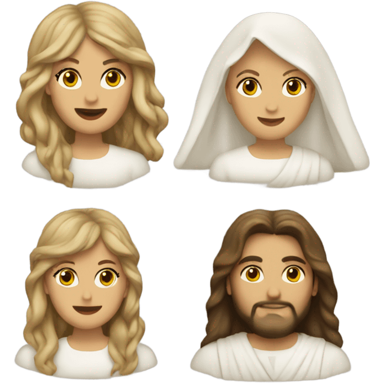 taylor swift and jesus emoji