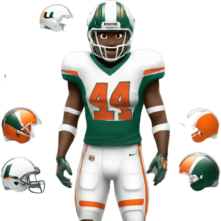 Miami hurricanes football team emoji