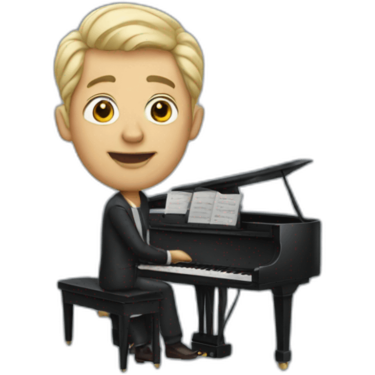 Man with Piano emoji