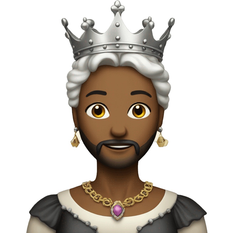 queen with beard emoji