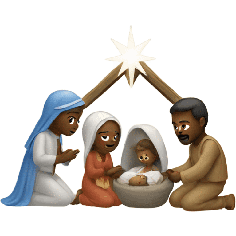 The Nativity emoji