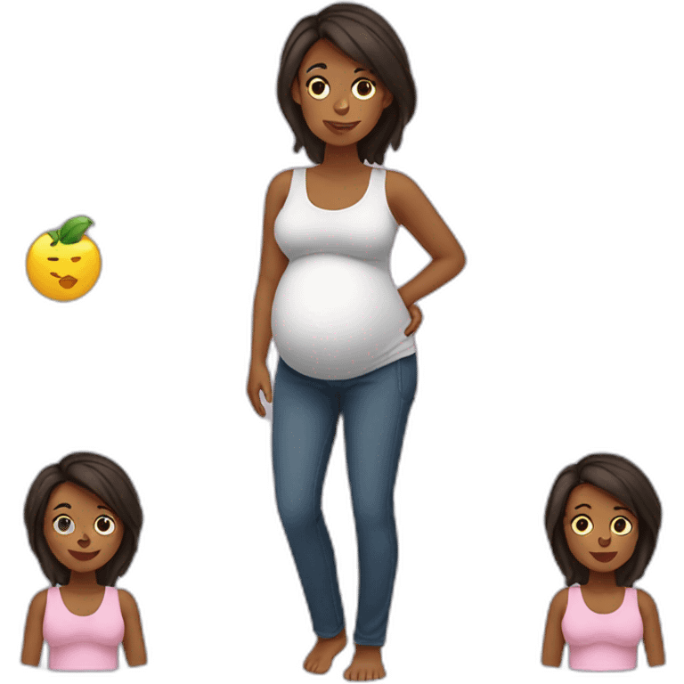 mom is on maternity leave emoji