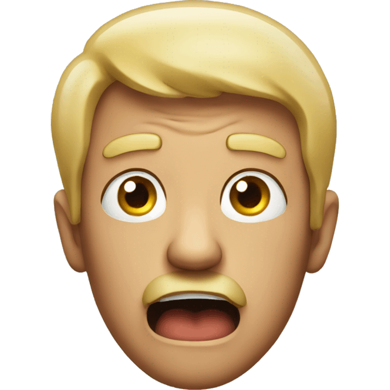 Horrified man emoji