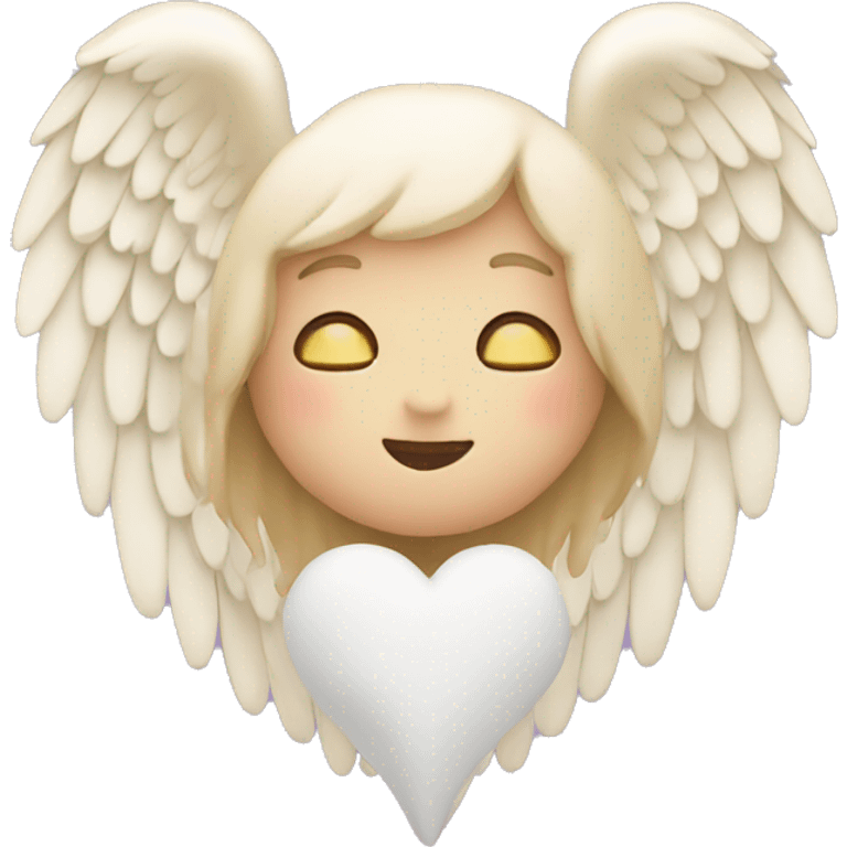 heart with angel wings emoji