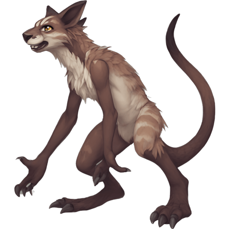 Anthro Vernid by LiLaiRa full body emoji