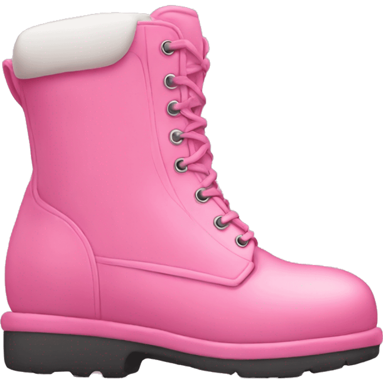 pink boot emoji