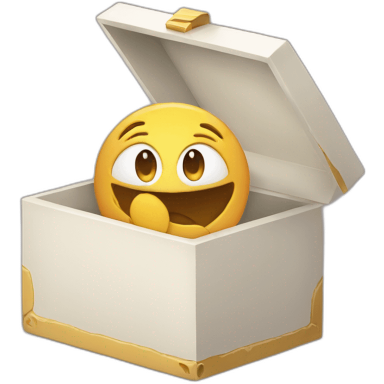 Pandora and her box emoji