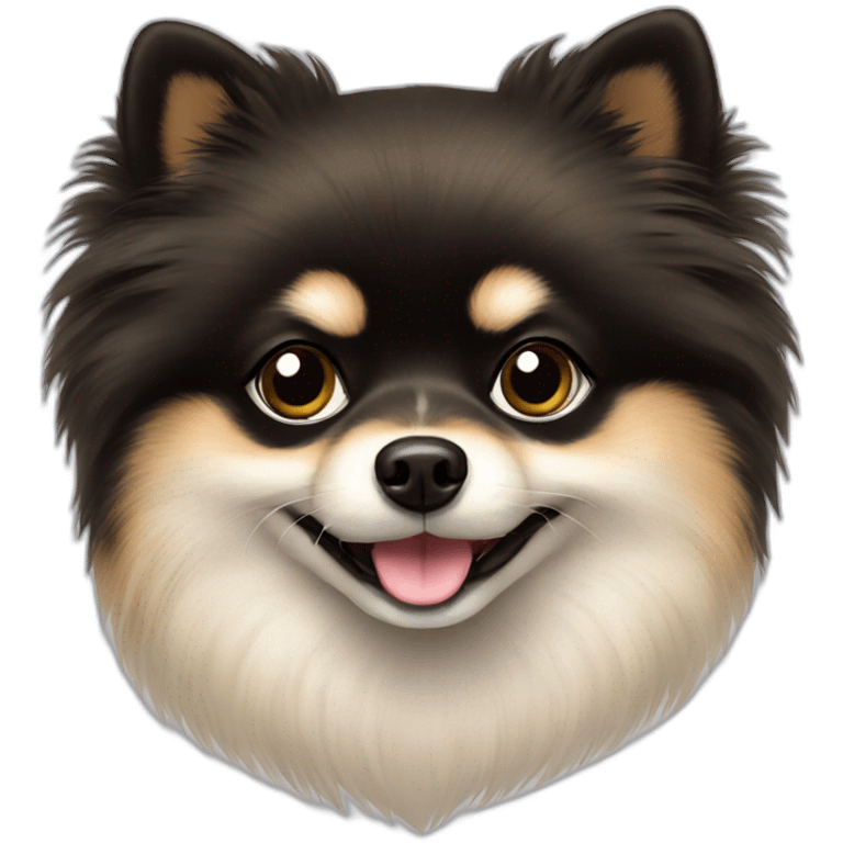 pomeranian black emoji