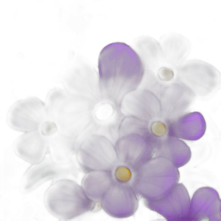 Purple flower bouquet emoji