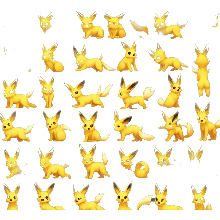 Jolteon-Umbreon-Flareon full body emoji