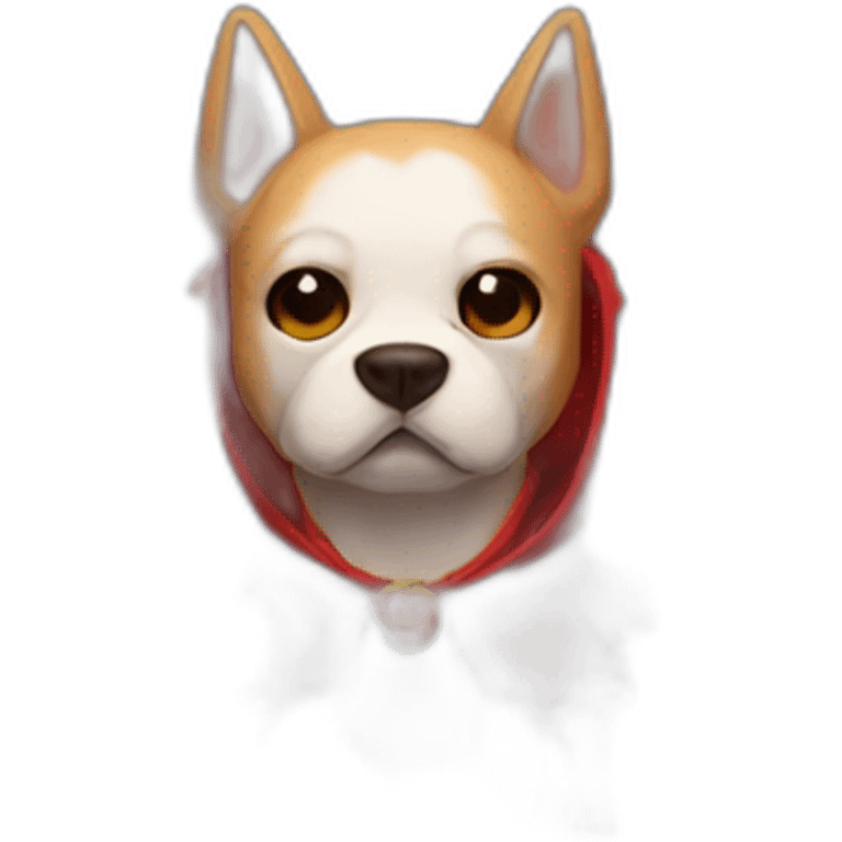 dog in devil costume emoji