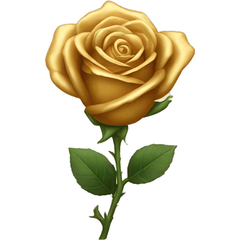 Golden rose emoji