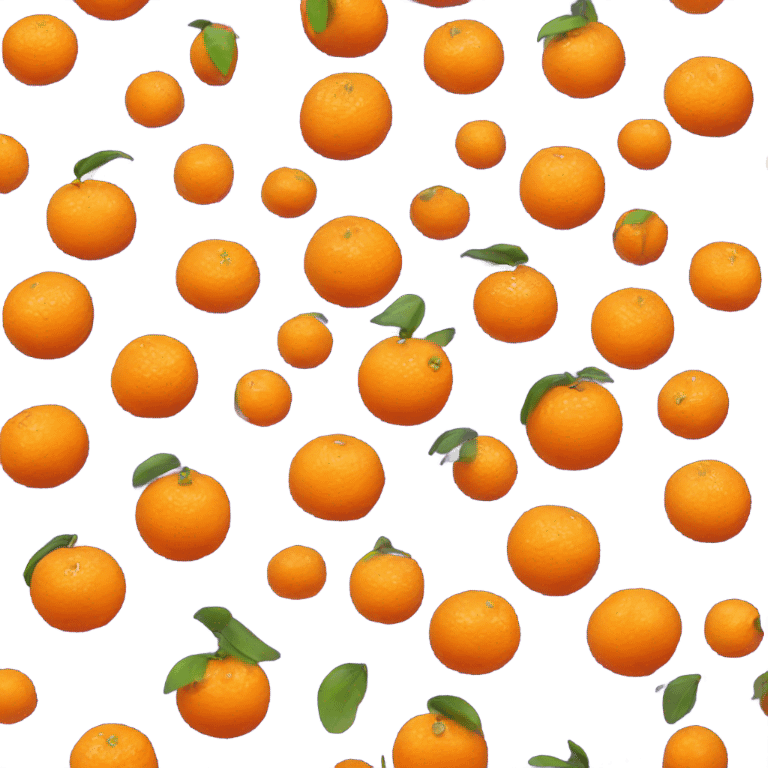 tangerines emoji